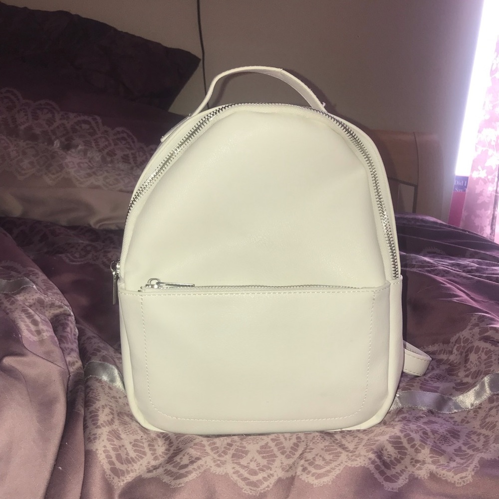White backpack